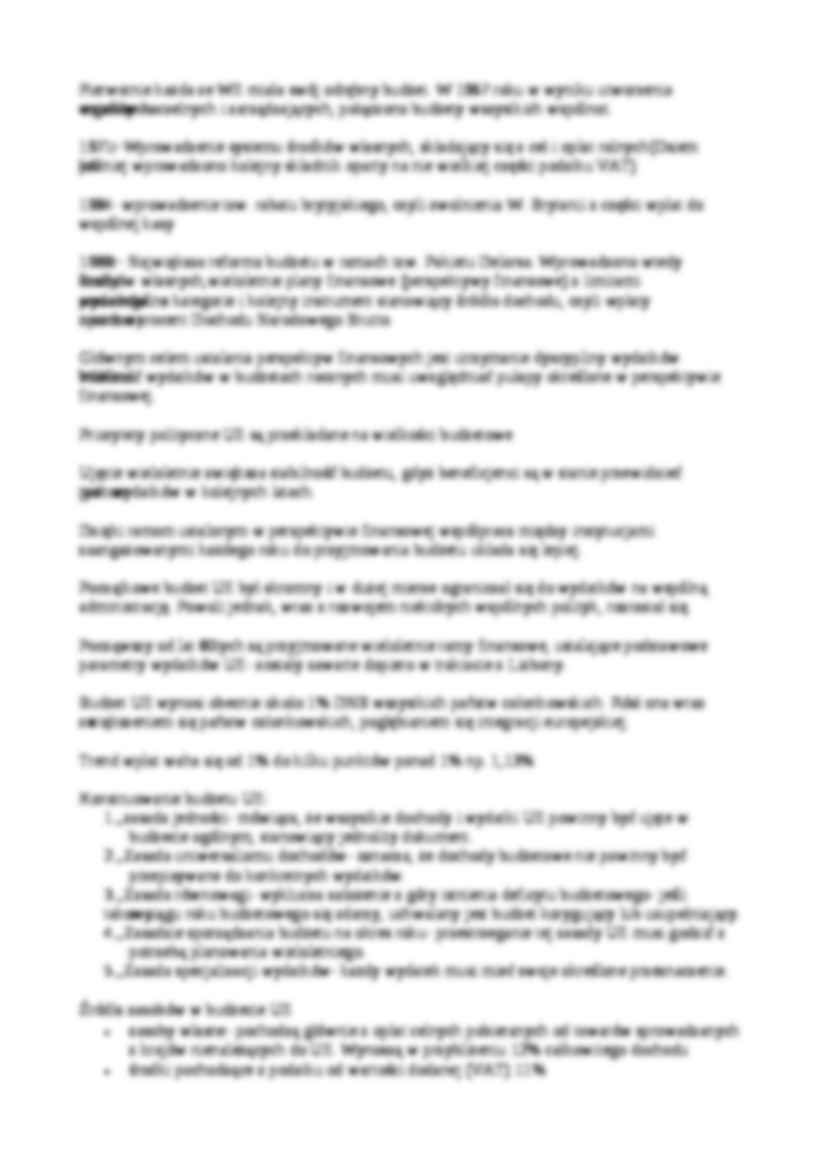  Mechanizmy finansowe UE - omówienie  - strona 2