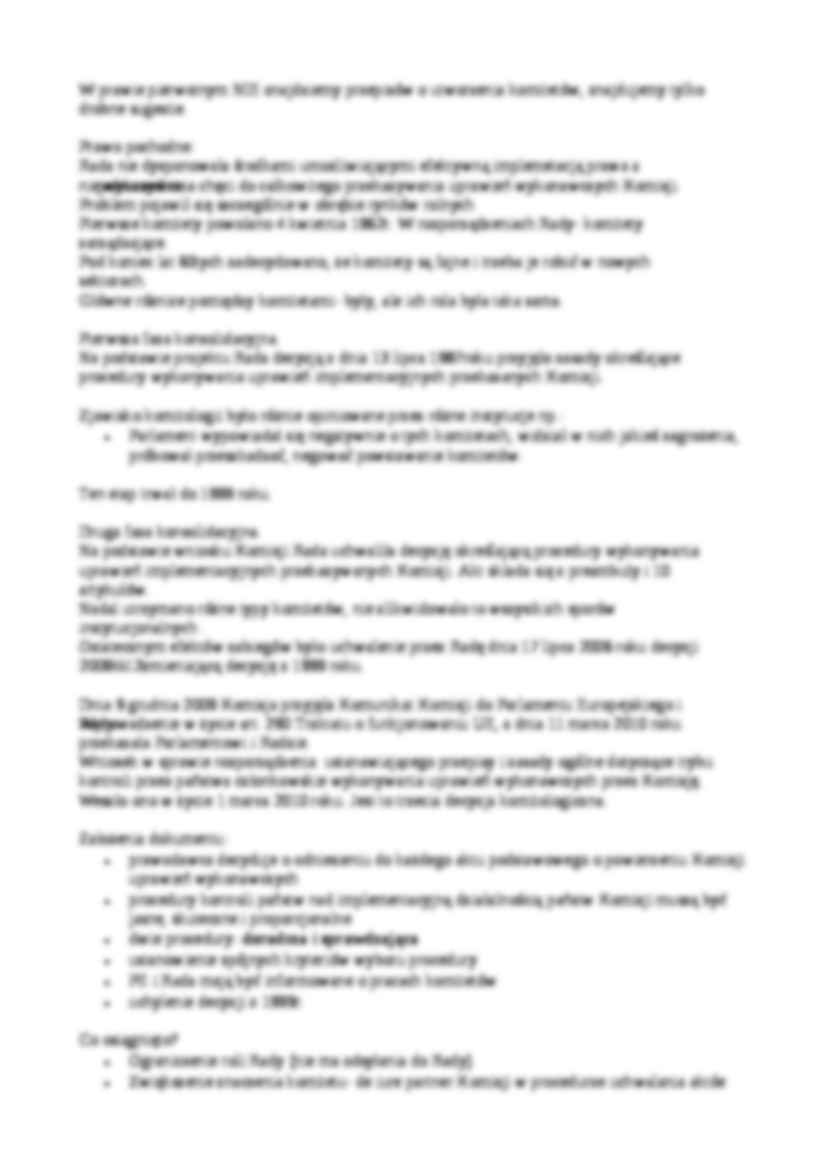 Komitologia - omówienie  - strona 3