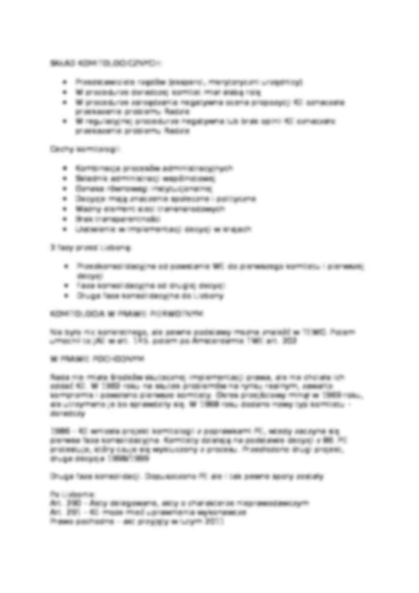 wykład -  komitologia - strona 2