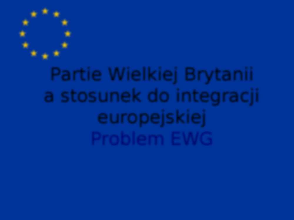 Polityka europejska Wielkiej Brytanii - strona 2