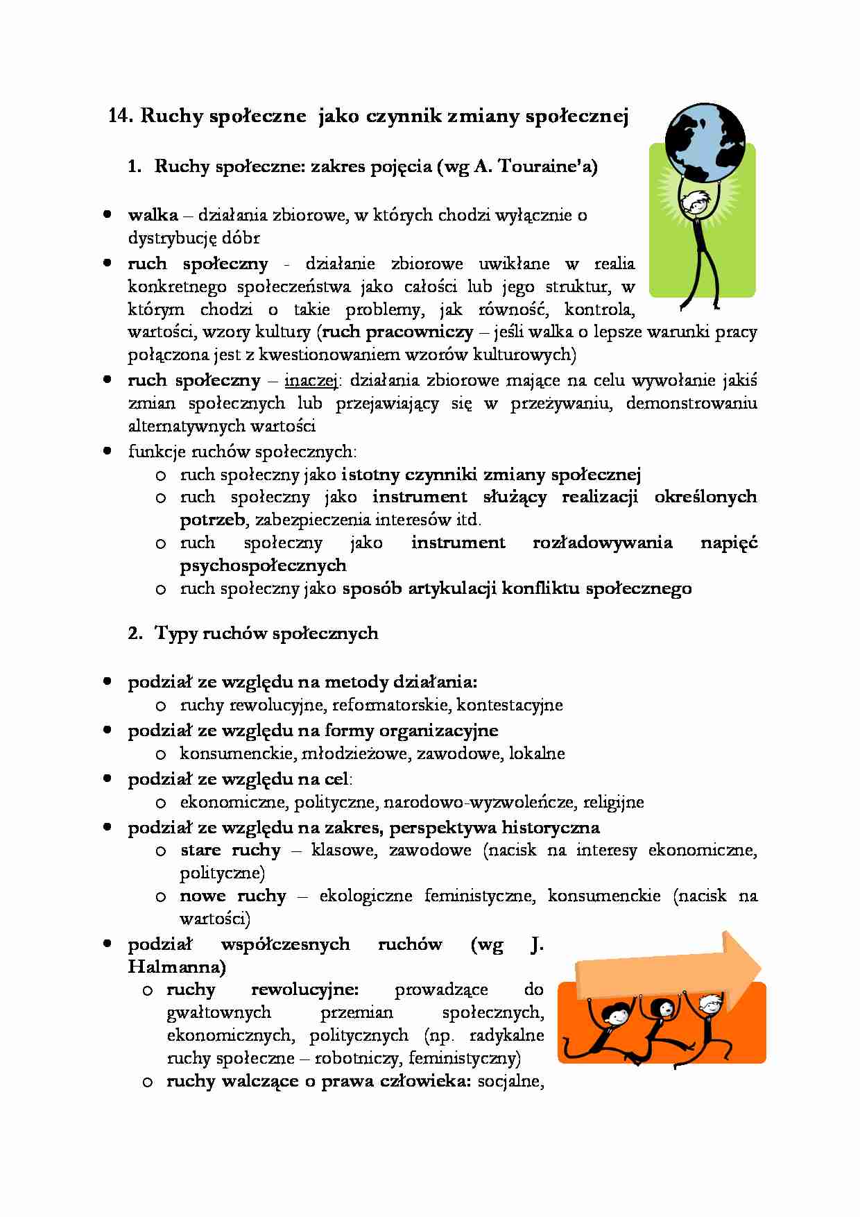  Ruchy społeczne  - omówienie  - strona 1