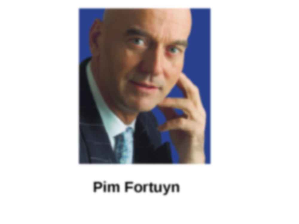  Populizm w Holandii - prezentacja - strona 2