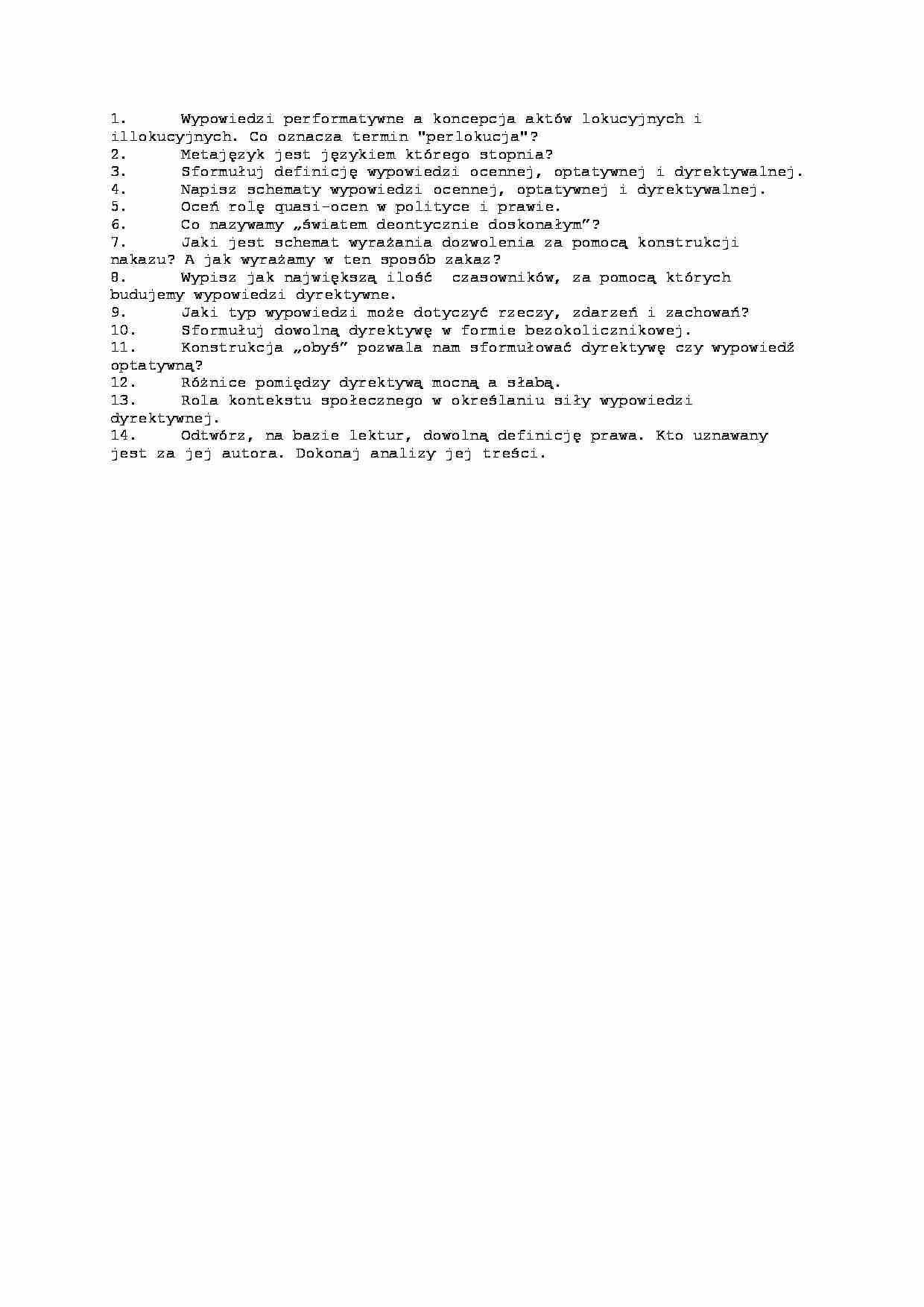 przykładowe pytania - omówienie  - strona 1