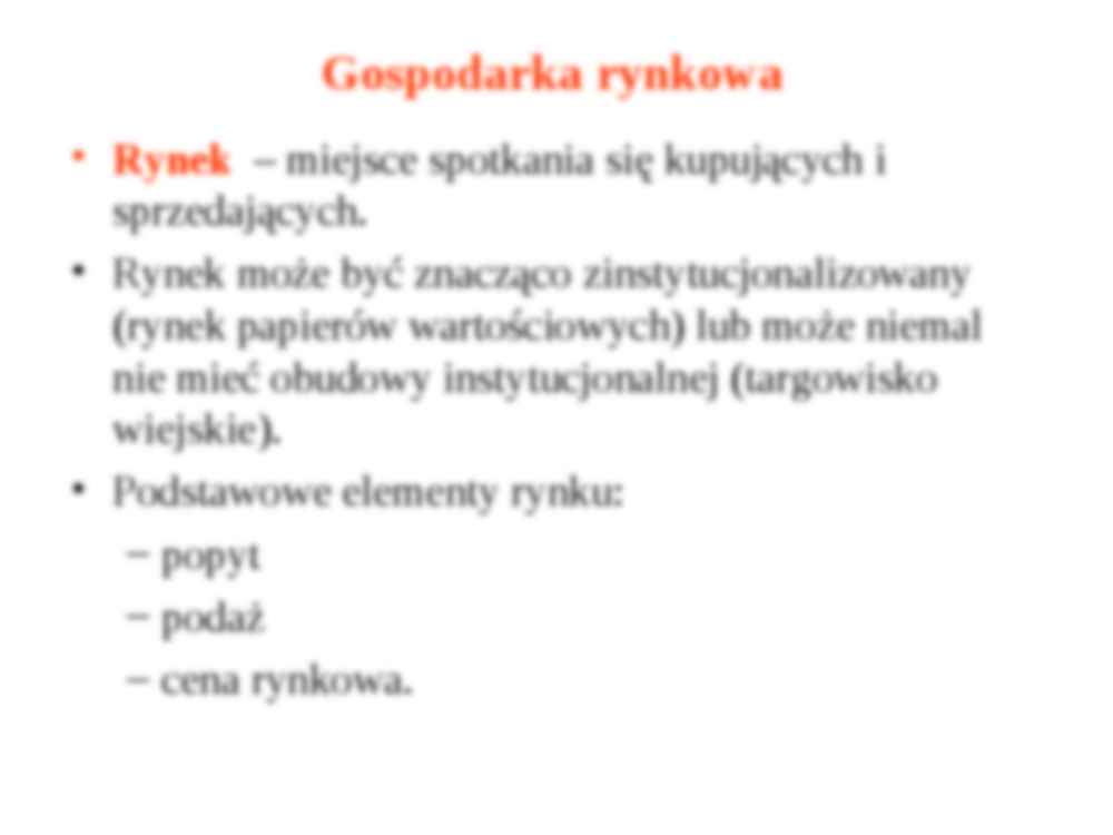 Gospodarka rynkowa - prezentacja - strona 3