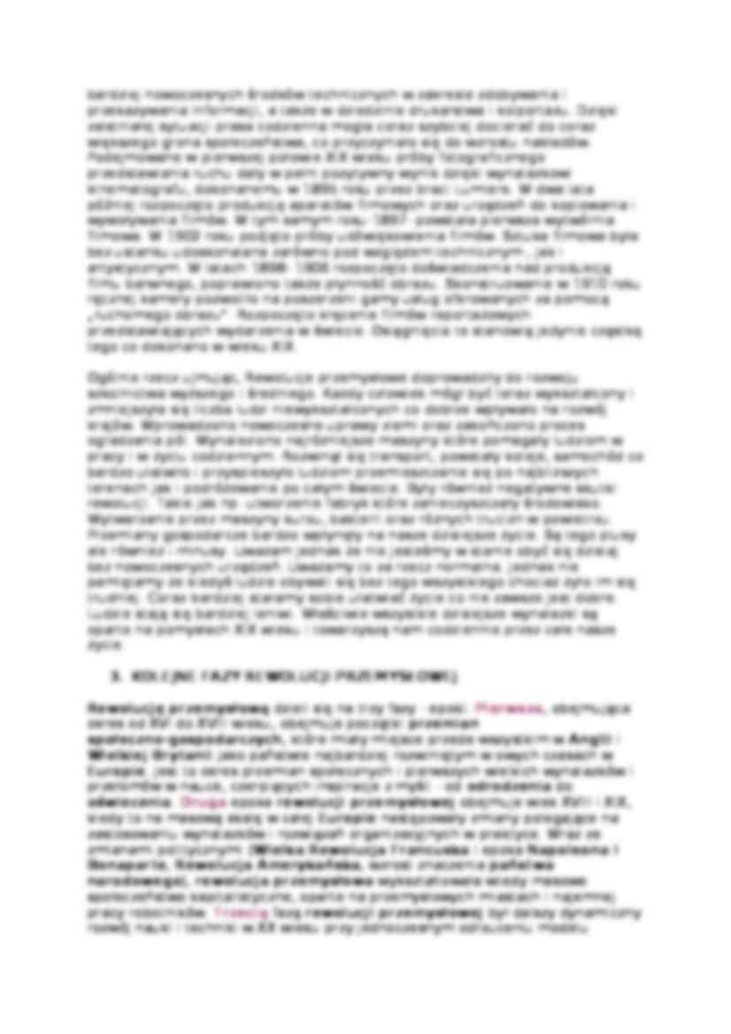Pojęcie rewolucji przemysłowej - omówienie - strona 3