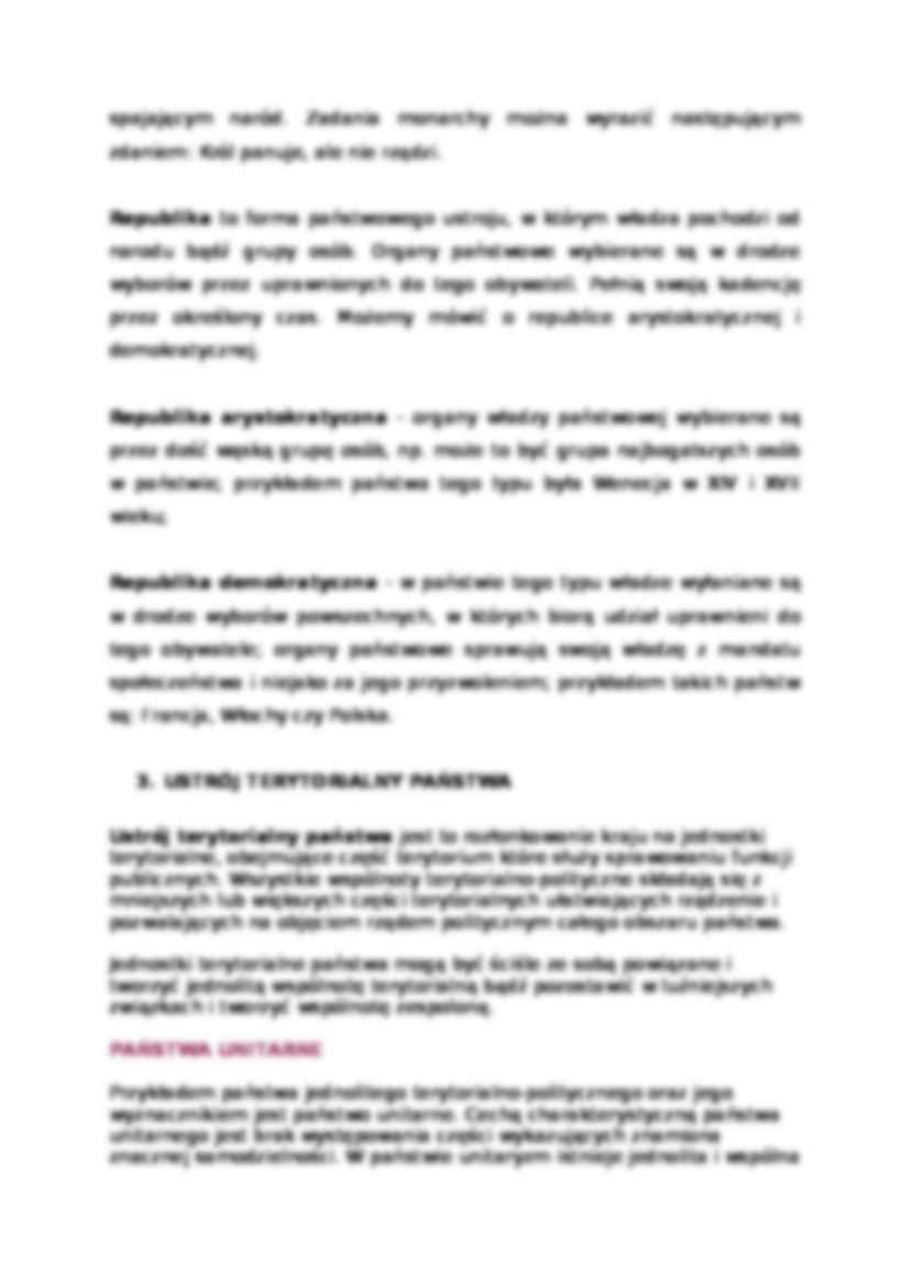 forma państwa - omówienie  - strona 3