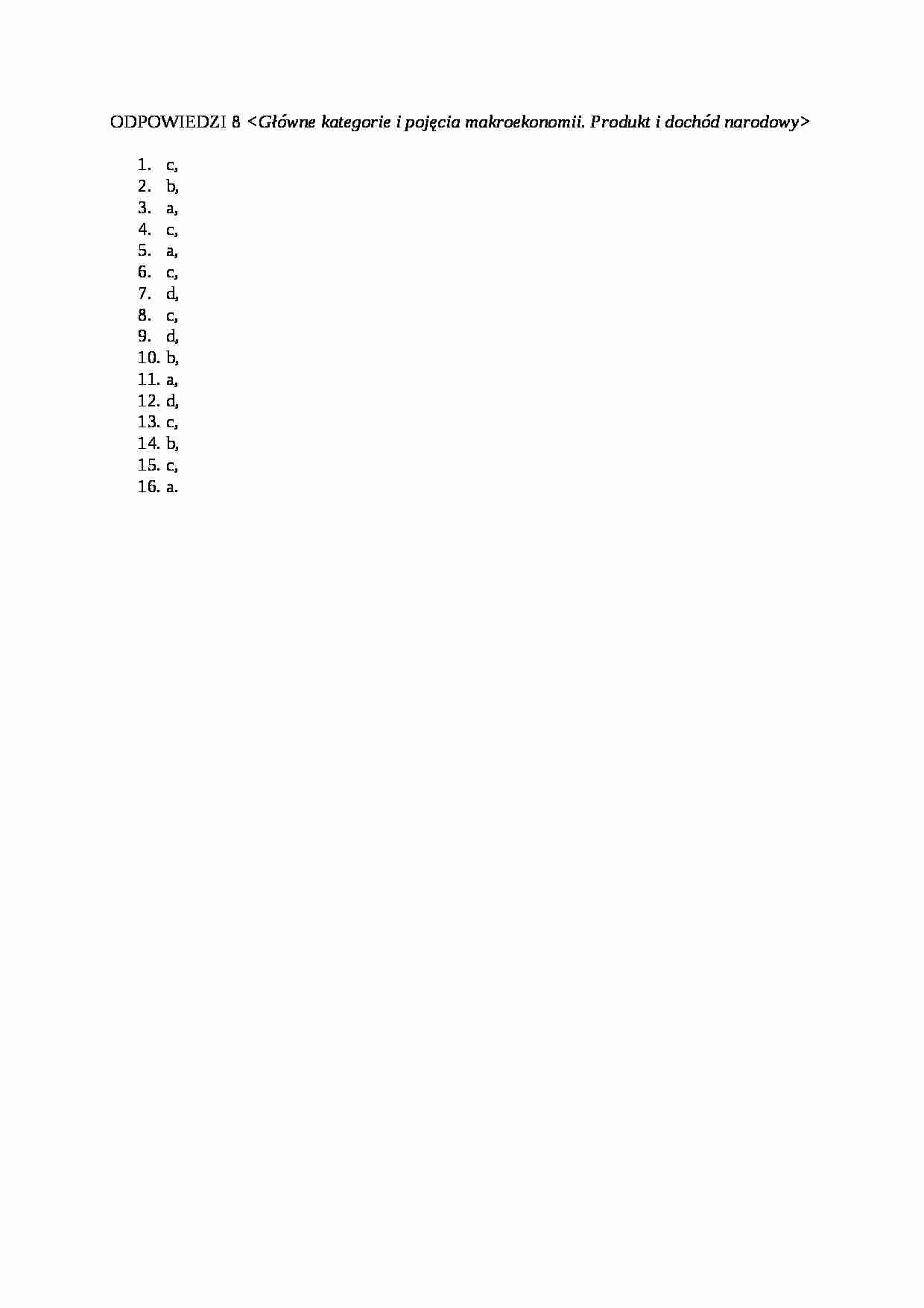 Odpowiedzi 8 Ekonomia  - strona 1