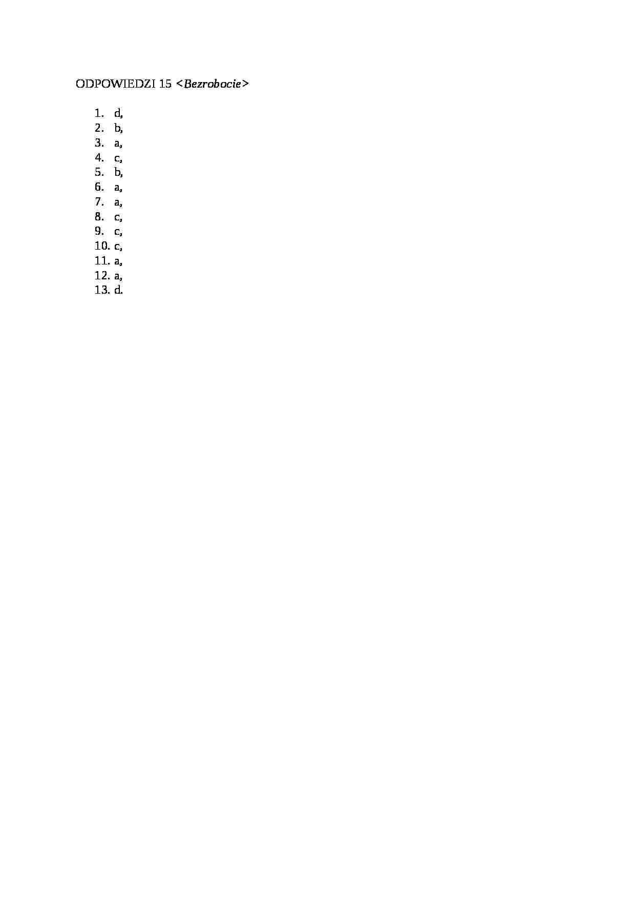 Odpowiedzi 15 Ekonomia  - strona 1