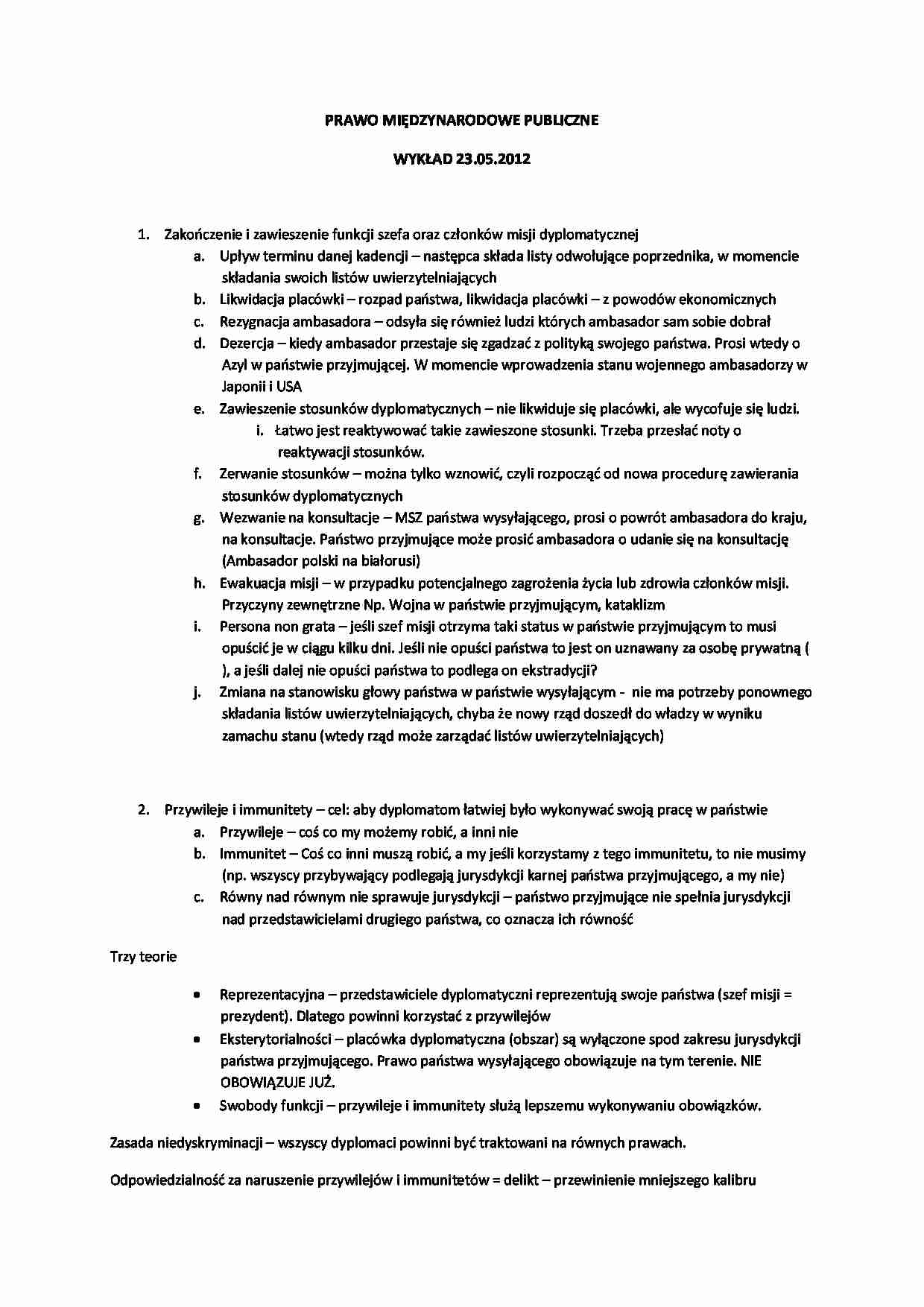 dyplomaci - omówienie  - strona 1