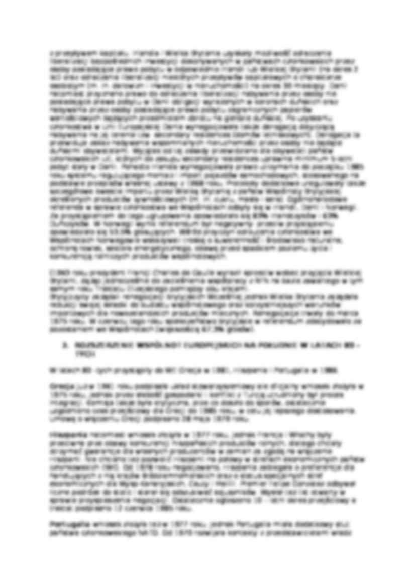  horyzontalny wymiar procesu integracji - omówienie  - strona 2