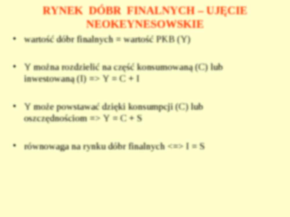 Rynek dóbr finalnych - prezentacja - strona 2