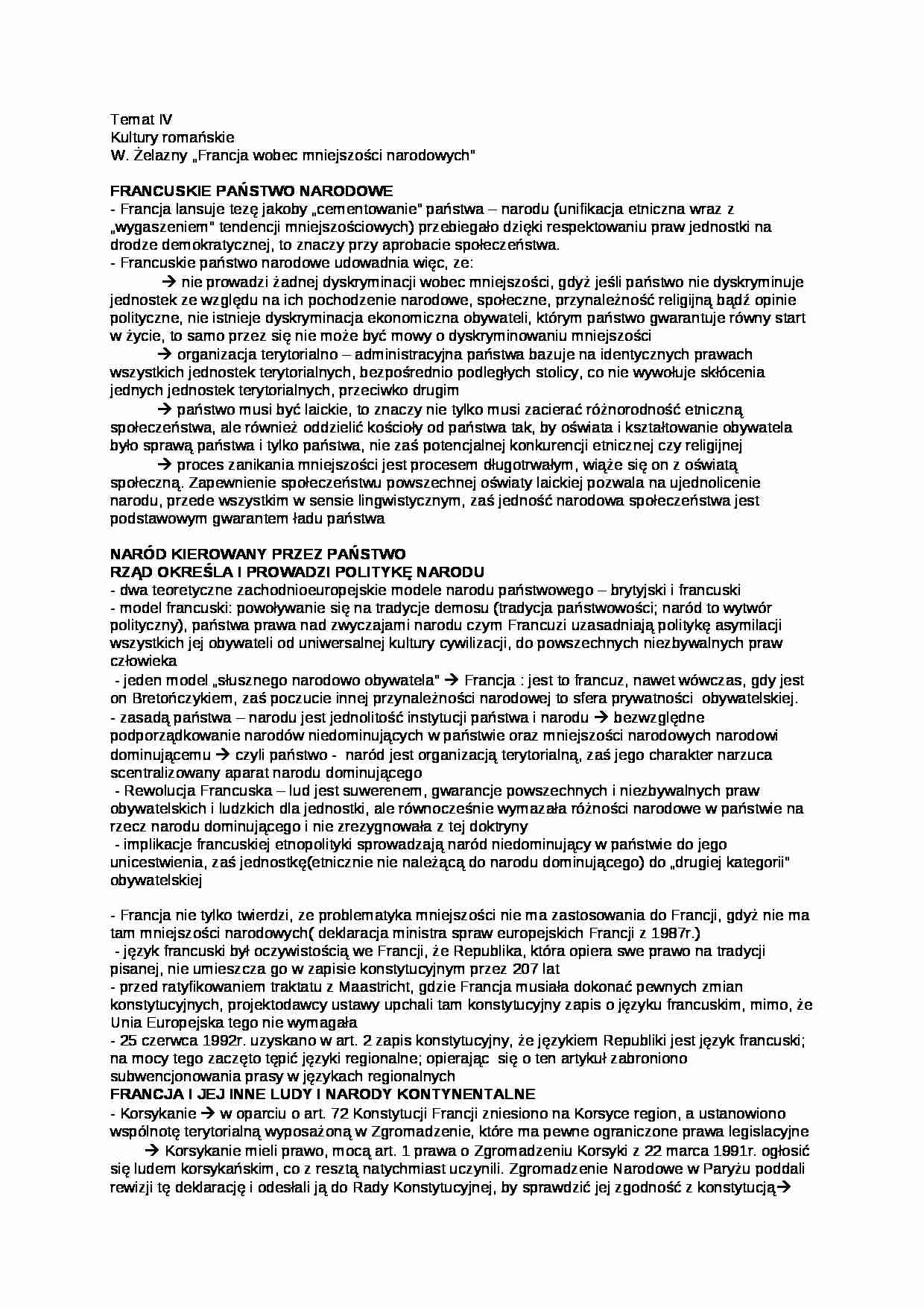 Społeczeństwa i Kultury Europy  - kultury romańskie - strona 1