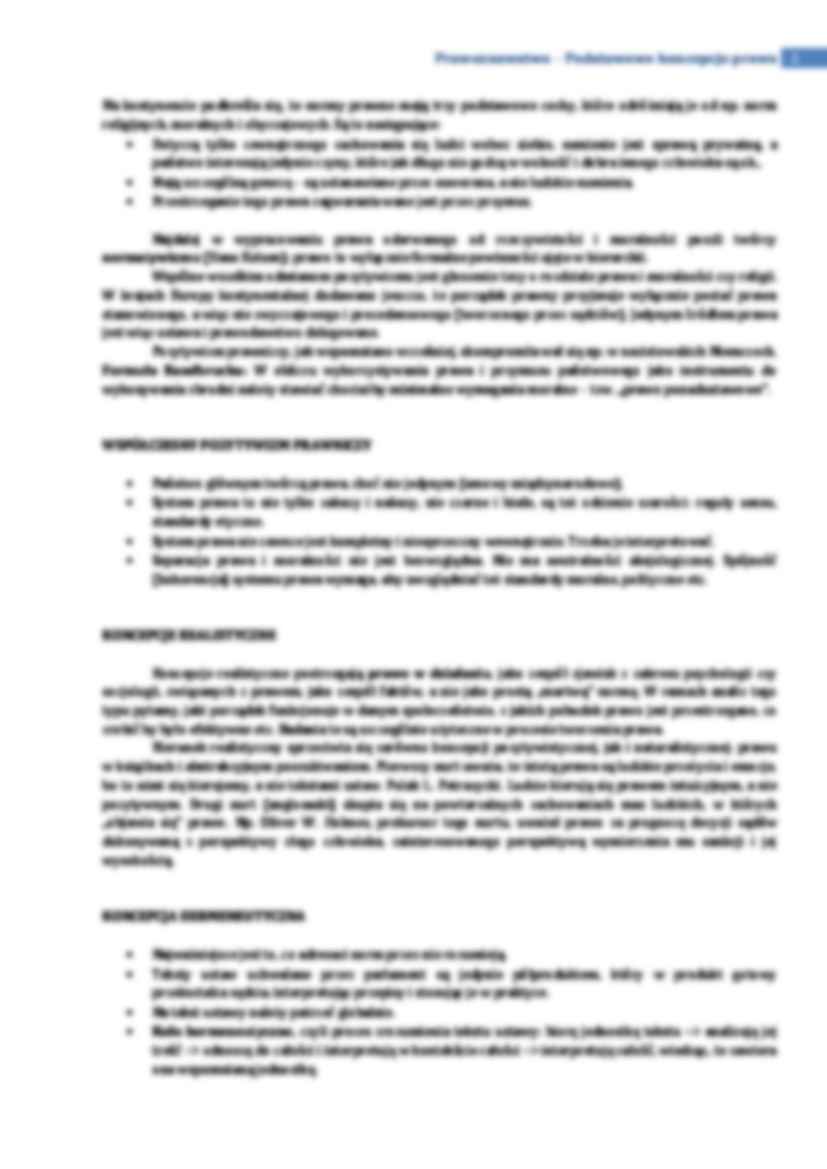 Podstawowe koncepcje prawa - omówienie  - strona 3