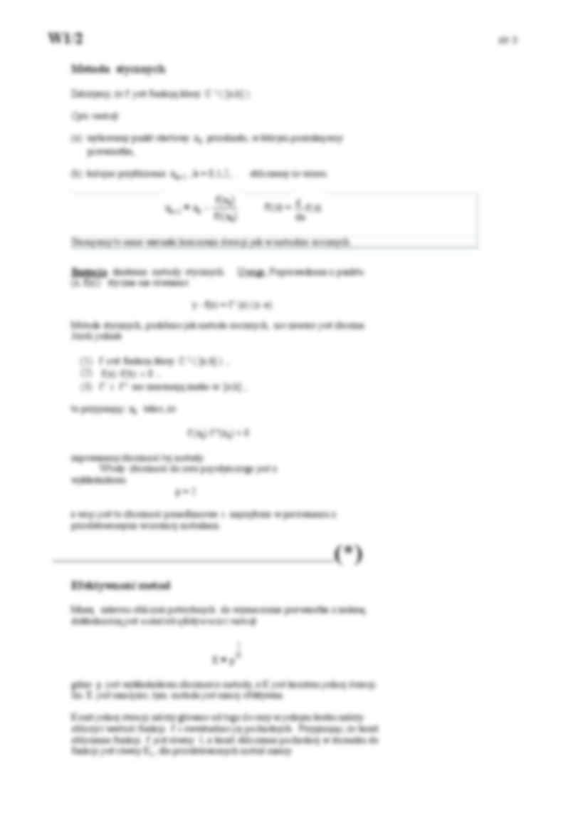 Rozwiązywanie równań nieliniowych - omówienie  - strona 3