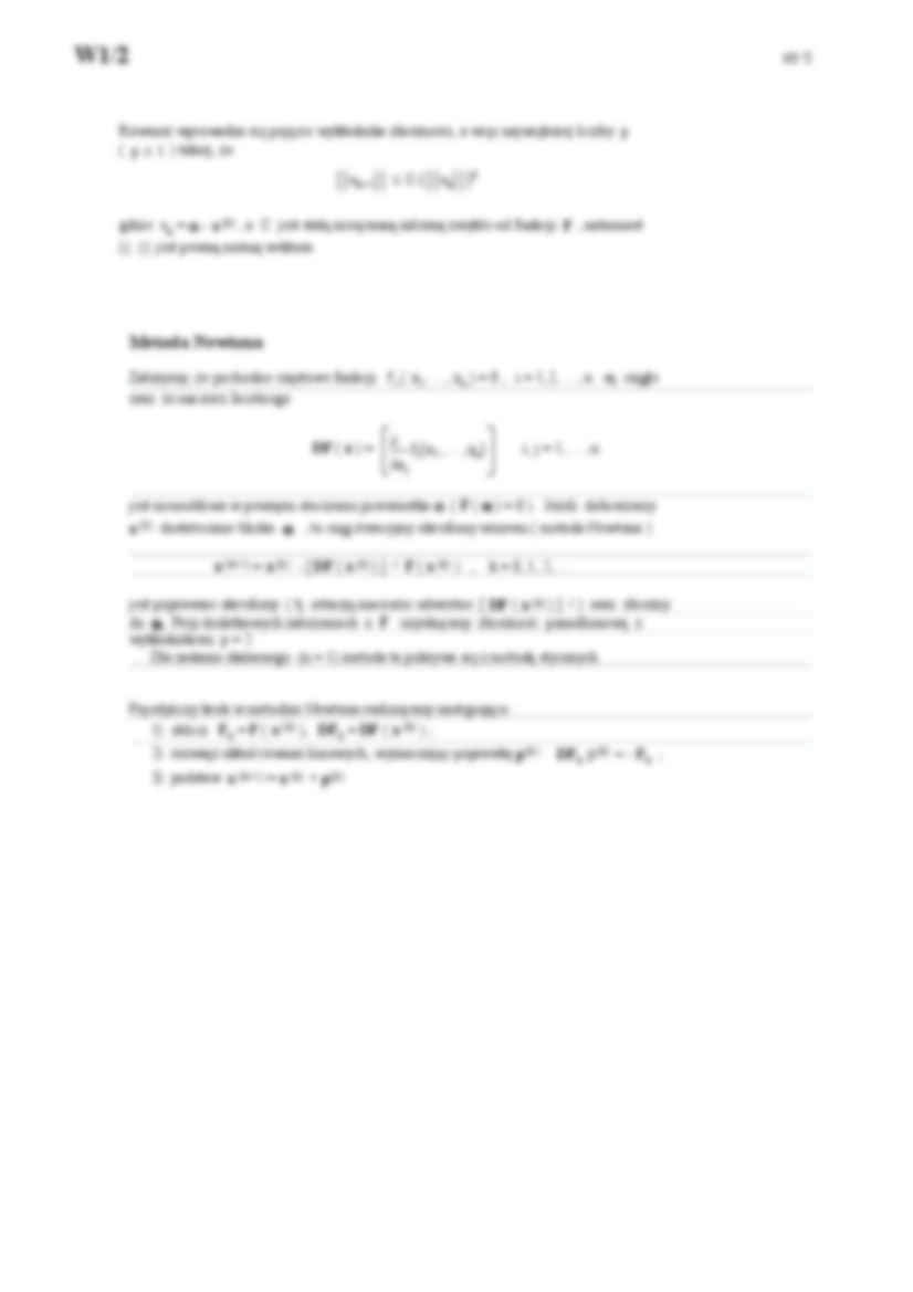 Rozwiązywanie układów równań nieliniowych - omówienie  - strona 2