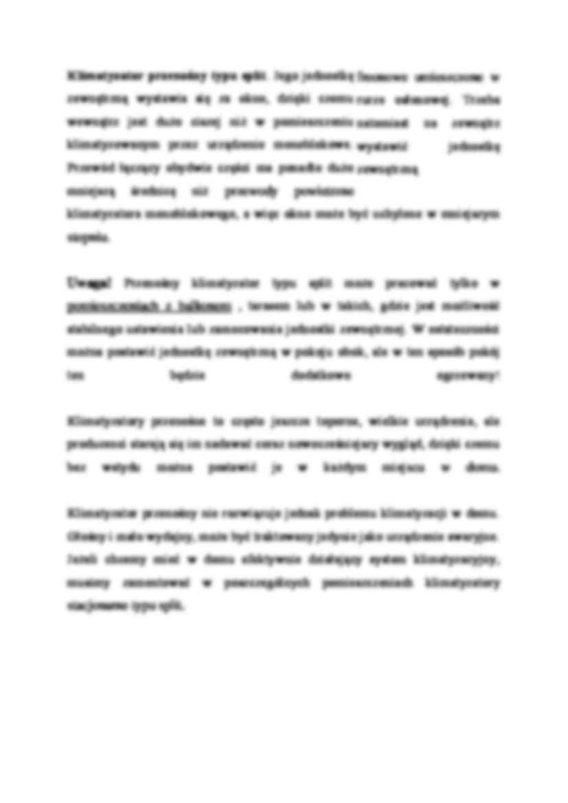 Rodzaje klimatyzatorów - omówienie  - strona 3