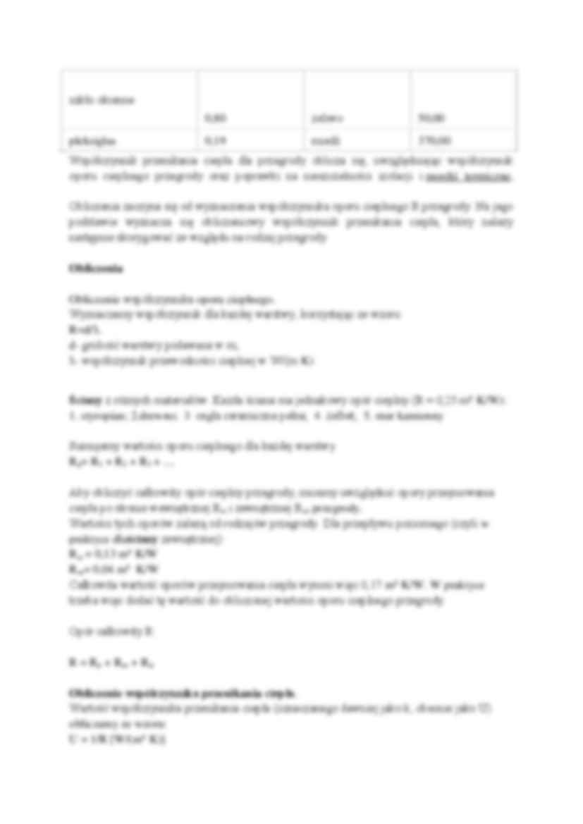 Współczynnik przenikania  ciepła - omówienie  - strona 2