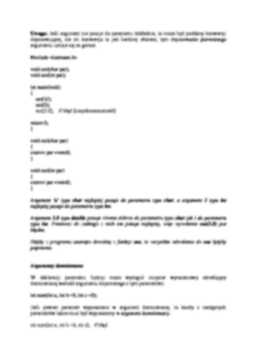 Deklarowanie funkcji - omówienie  - strona 2