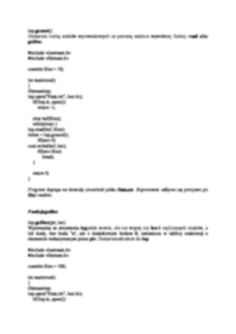 Operacje wejścia-wyjścia - omówienie  - strona 2