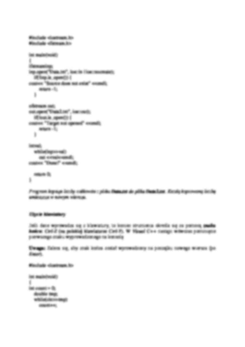 Przetwarzanie plików - omówienie  - strona 3