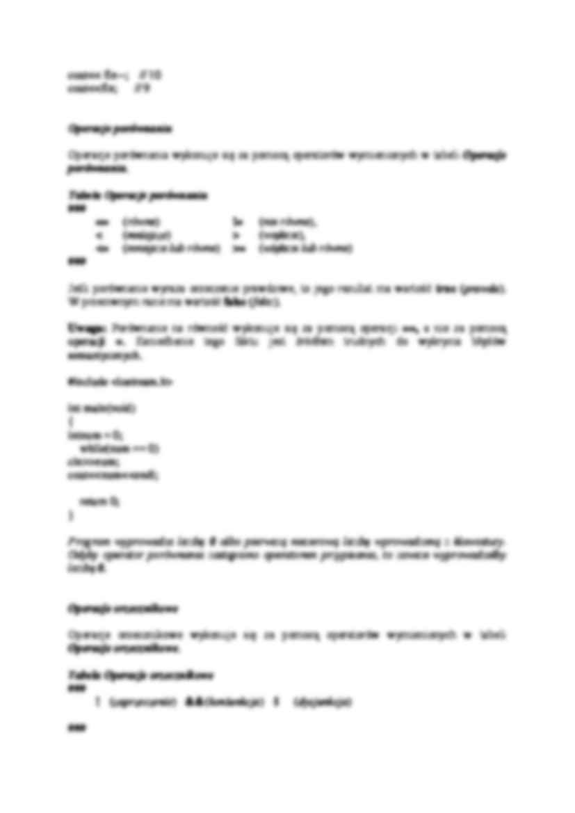 Wykonywanie operacji - omówienie  - strona 3