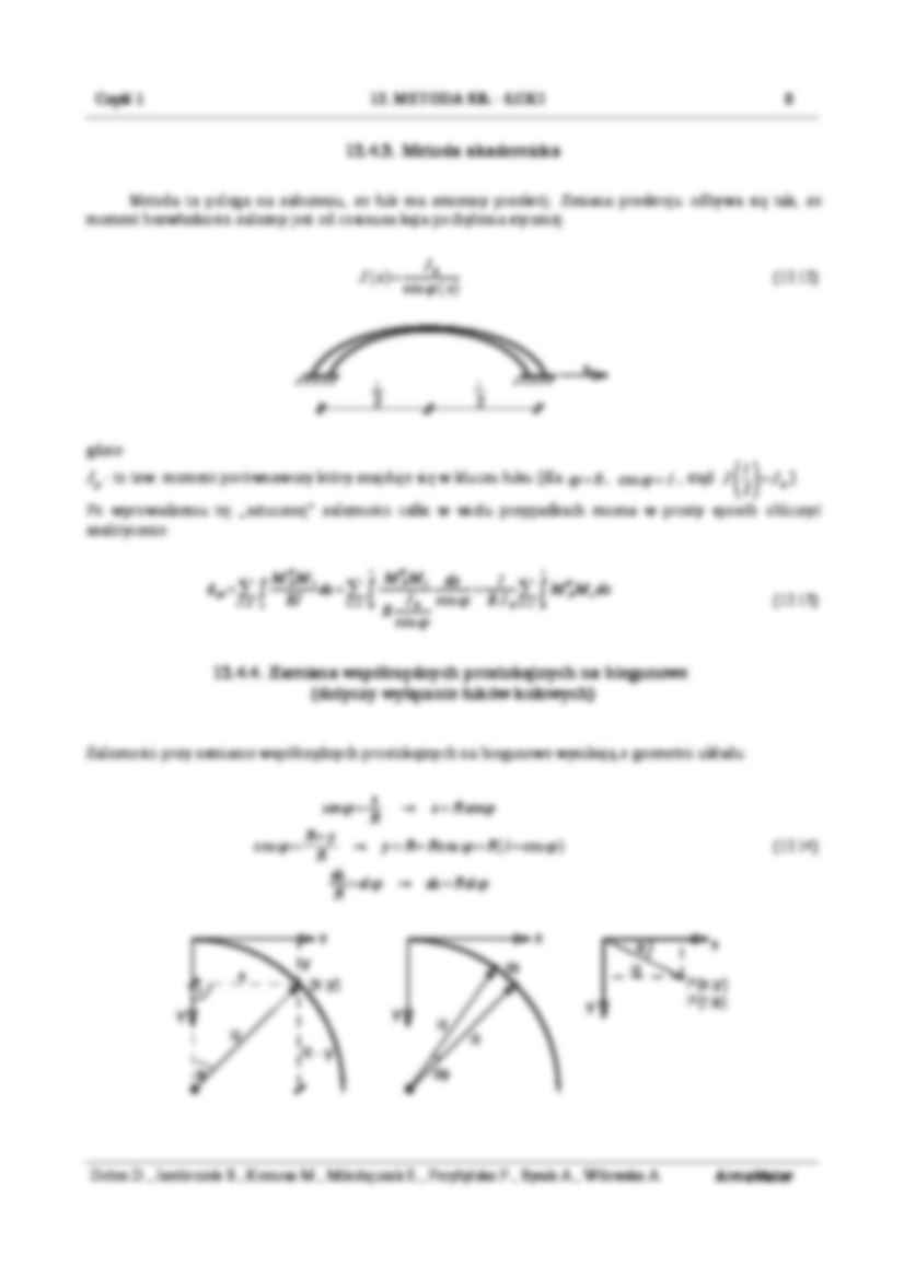 Metoda sił - sposoby całkowania- omówienie  - strona 3