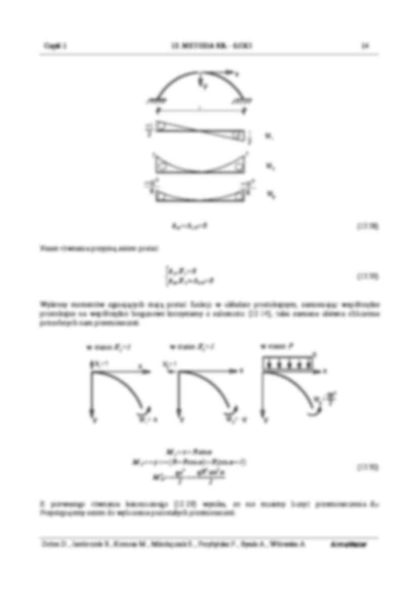 Metoda sił -  Zad 2 - strona 2