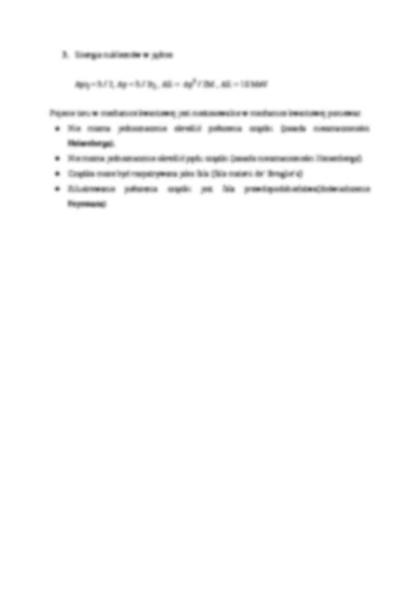 Komplet relacji nieokreśloności Heisenberga  - strona 2