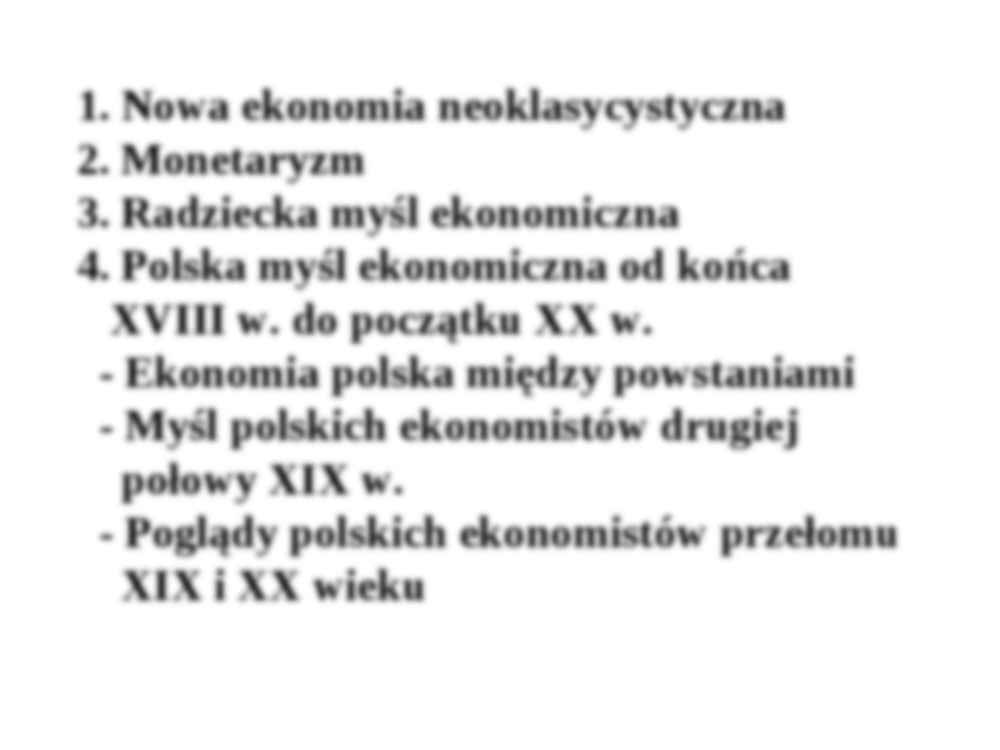 Wspolczesne nurty i szkoly ekonomiczne - prezentacja - strona 2