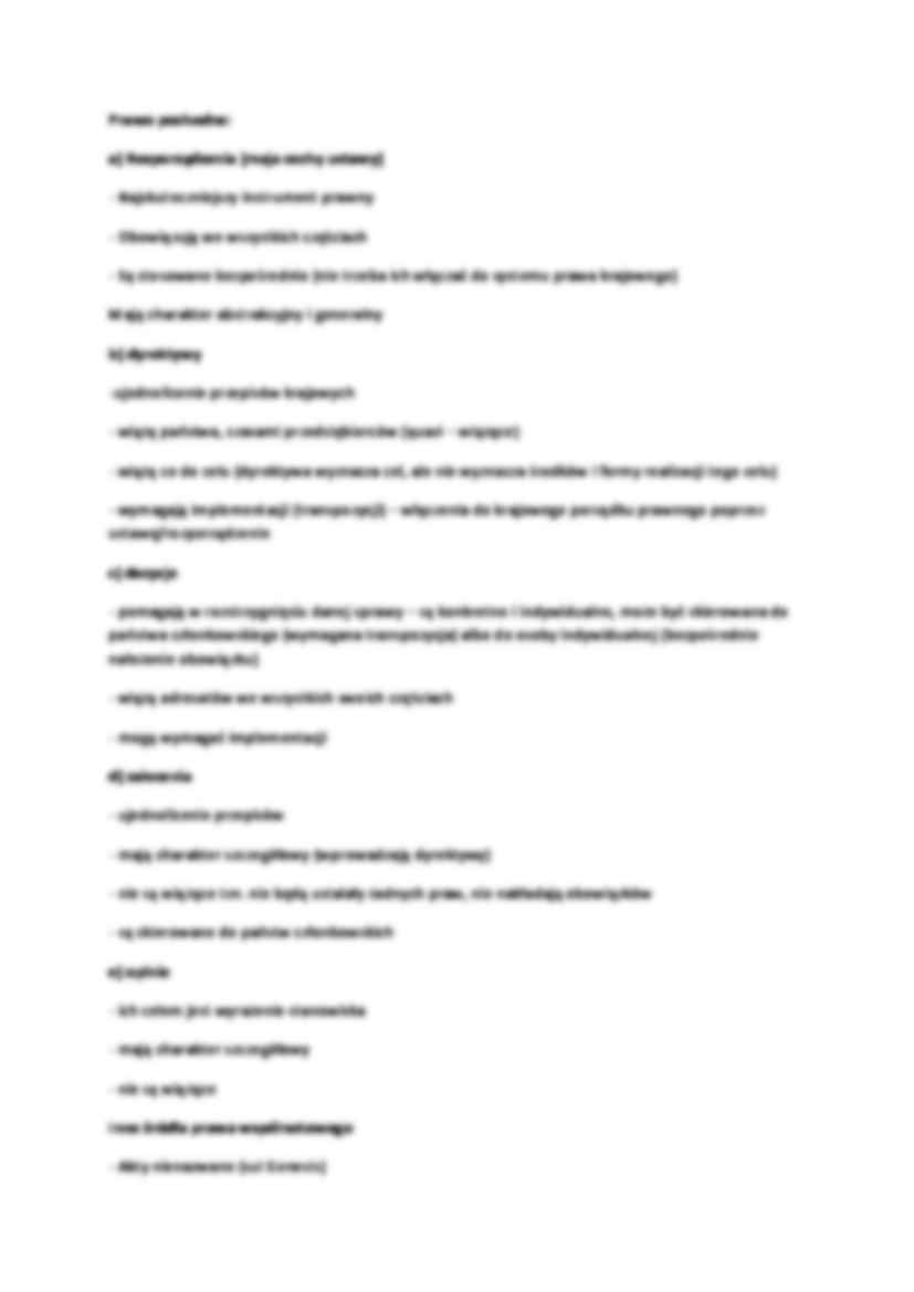 Źródła prawa administracyjnego - wykład - strona 2