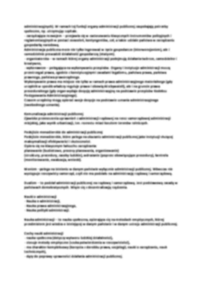 Nauka o administracji - wykład - strona 3