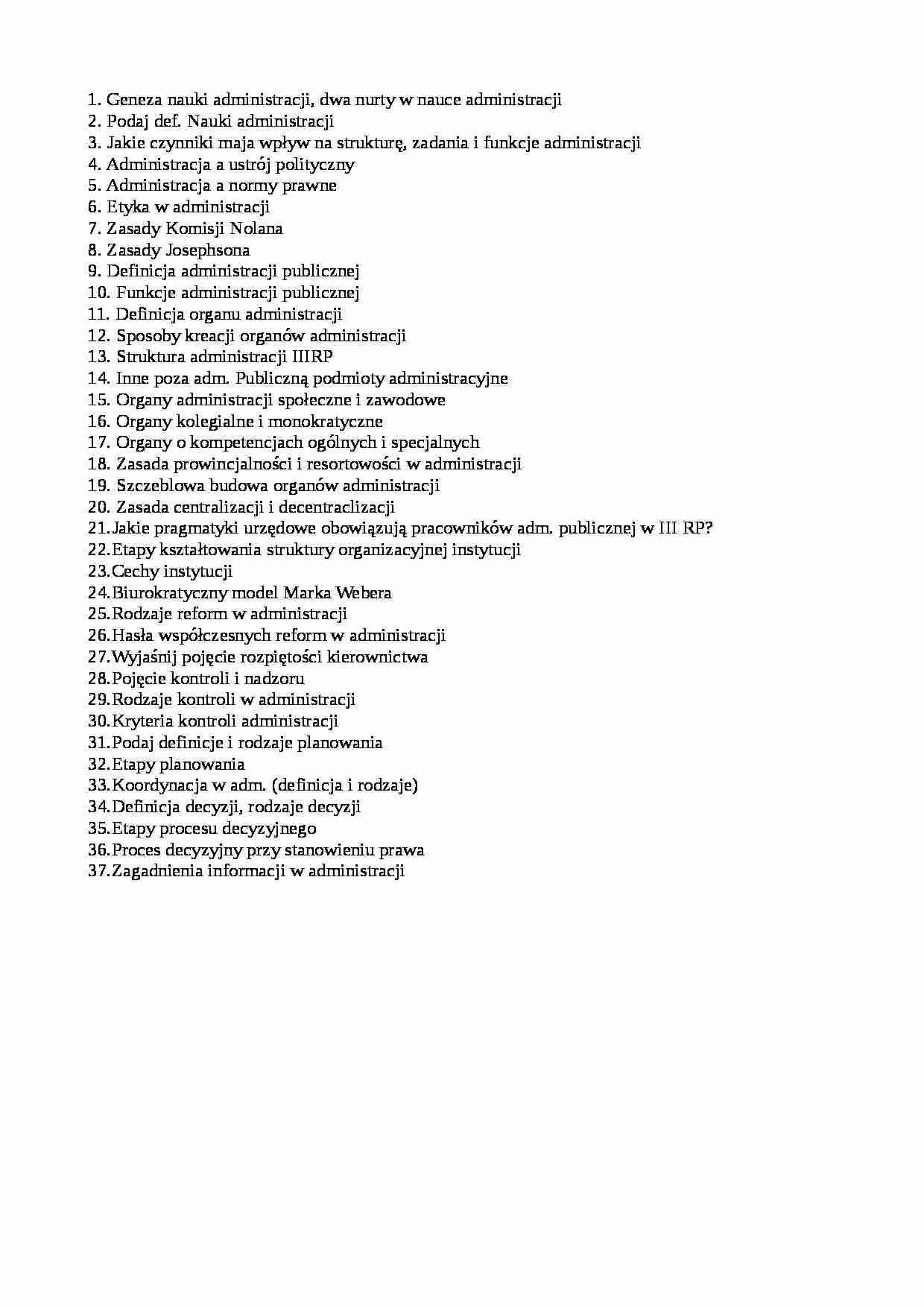 Zagadnienia na egzamin - strona 1