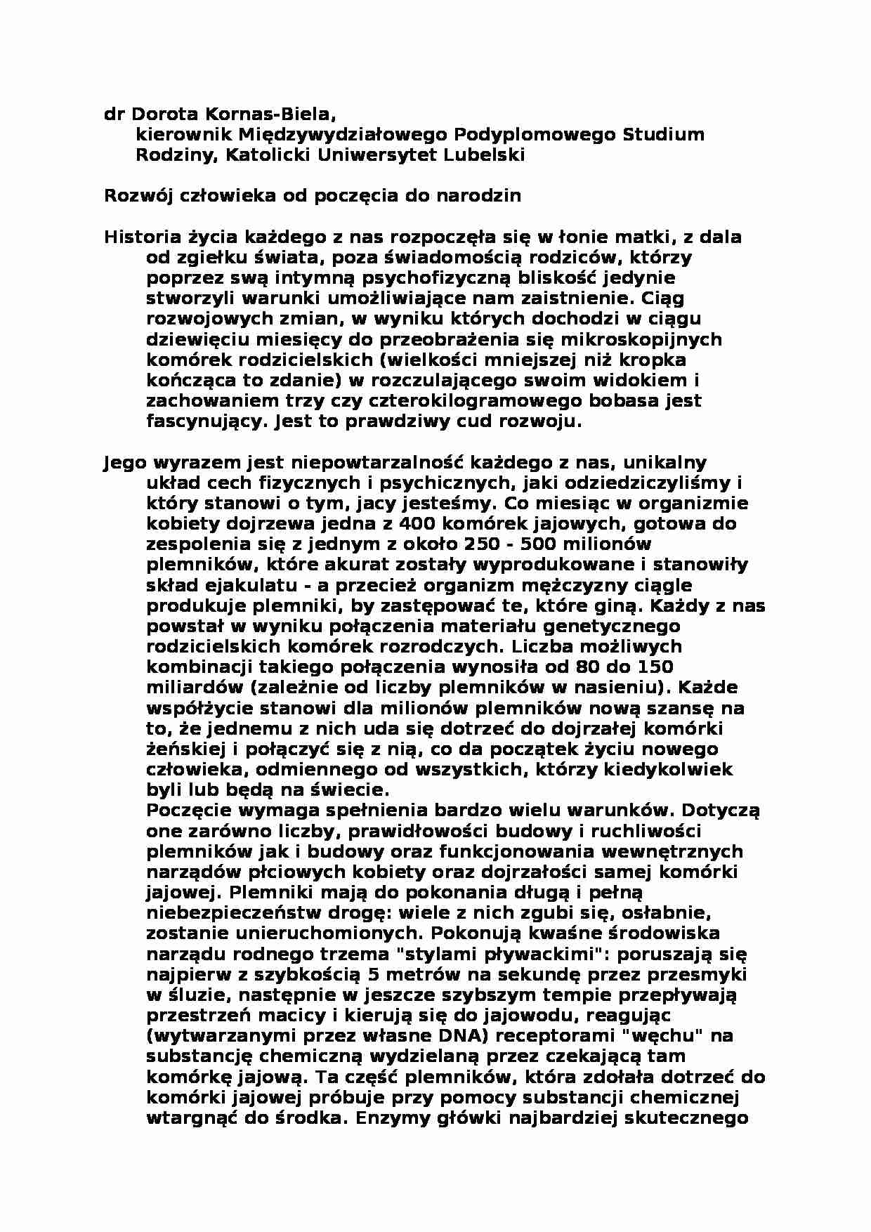 Psychologia rozwojowa- - strona 1