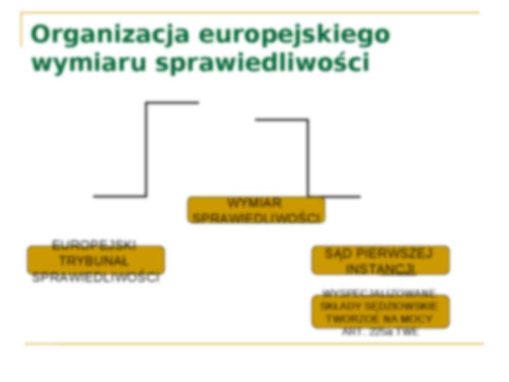 Sądownictwa w UE - prezentacja - strona 2