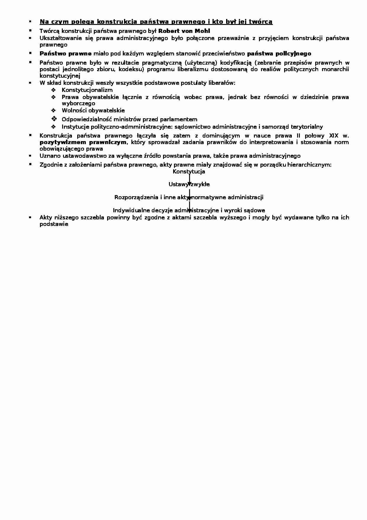 Konstytucja państwa prawnego - wykład - strona 1