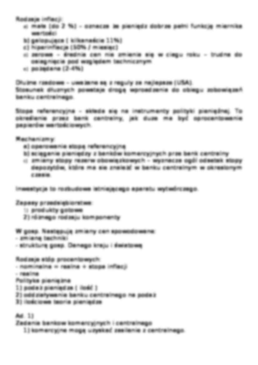 Skrypty z wykładów - makroekonomia - strona 3