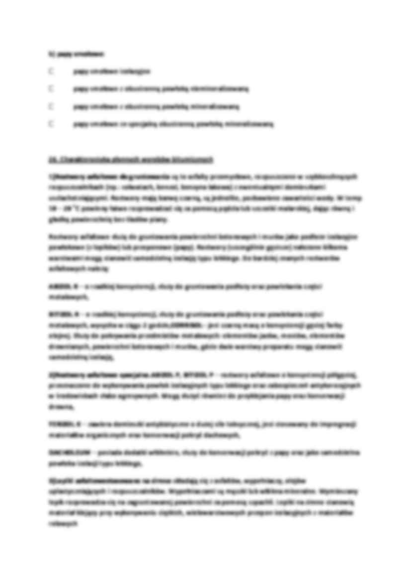 Bitumiczne asfalty - omówienie  - strona 3