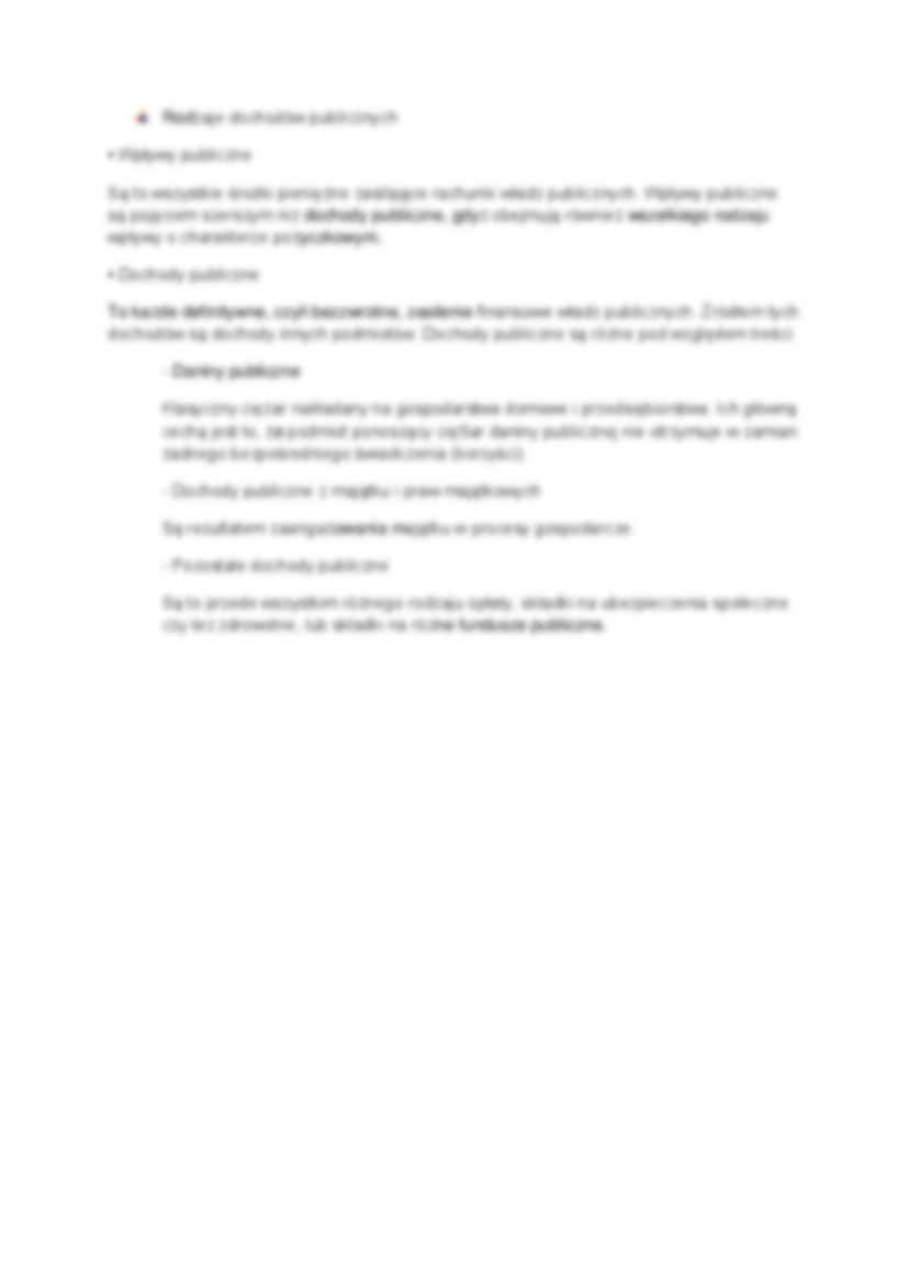 Dochody publiczne - wykład - strona 2