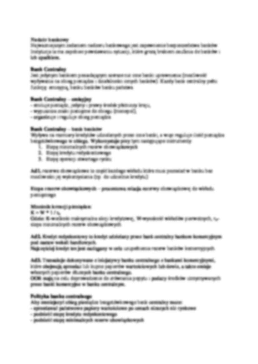 Pieniądz i bank - wykład - strona 3