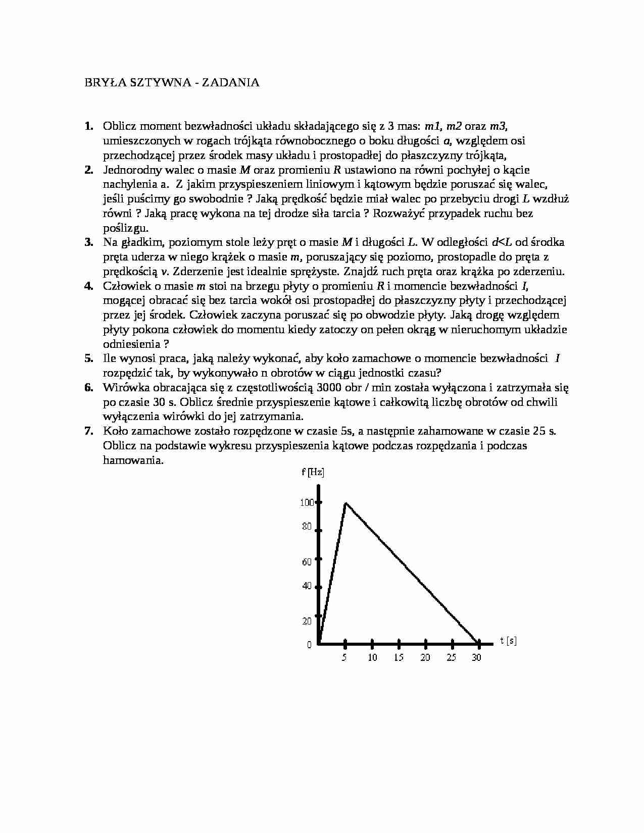  Bryła sztywna-zadania - strona 1