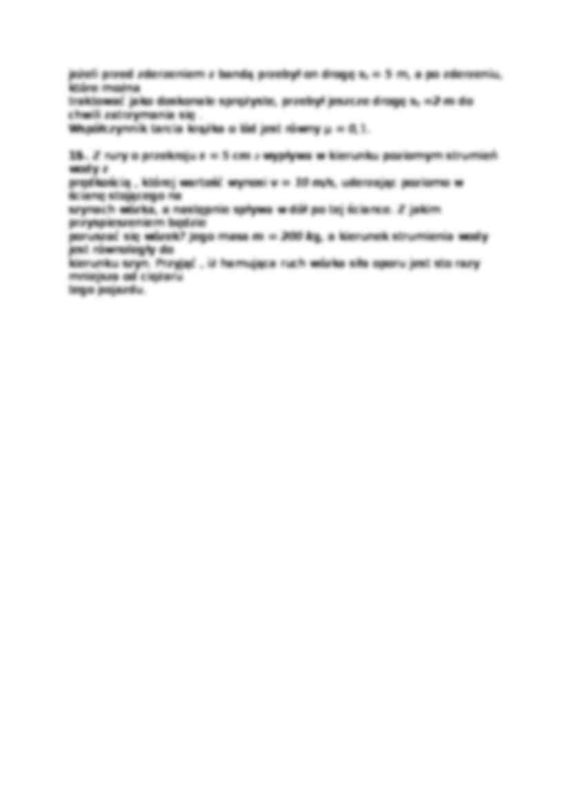 Zasada zachowania energii i pędu-zadania - strona 3