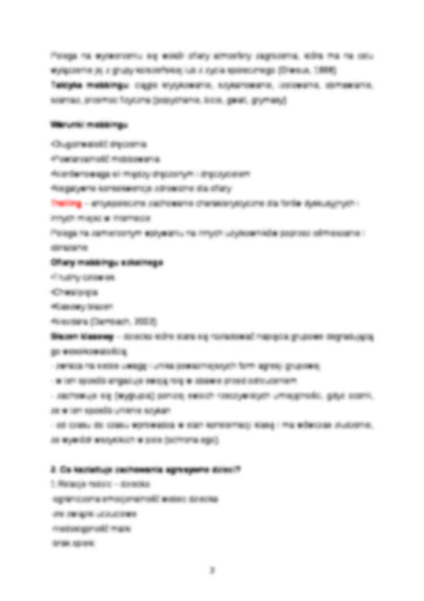 Dziecko krzywdzone w szkole-opracowanie - strona 2