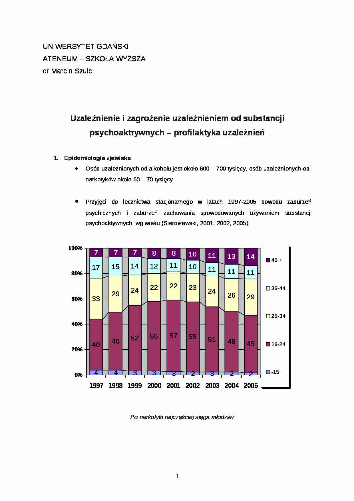 Narkomania-opracowanie - strona 1