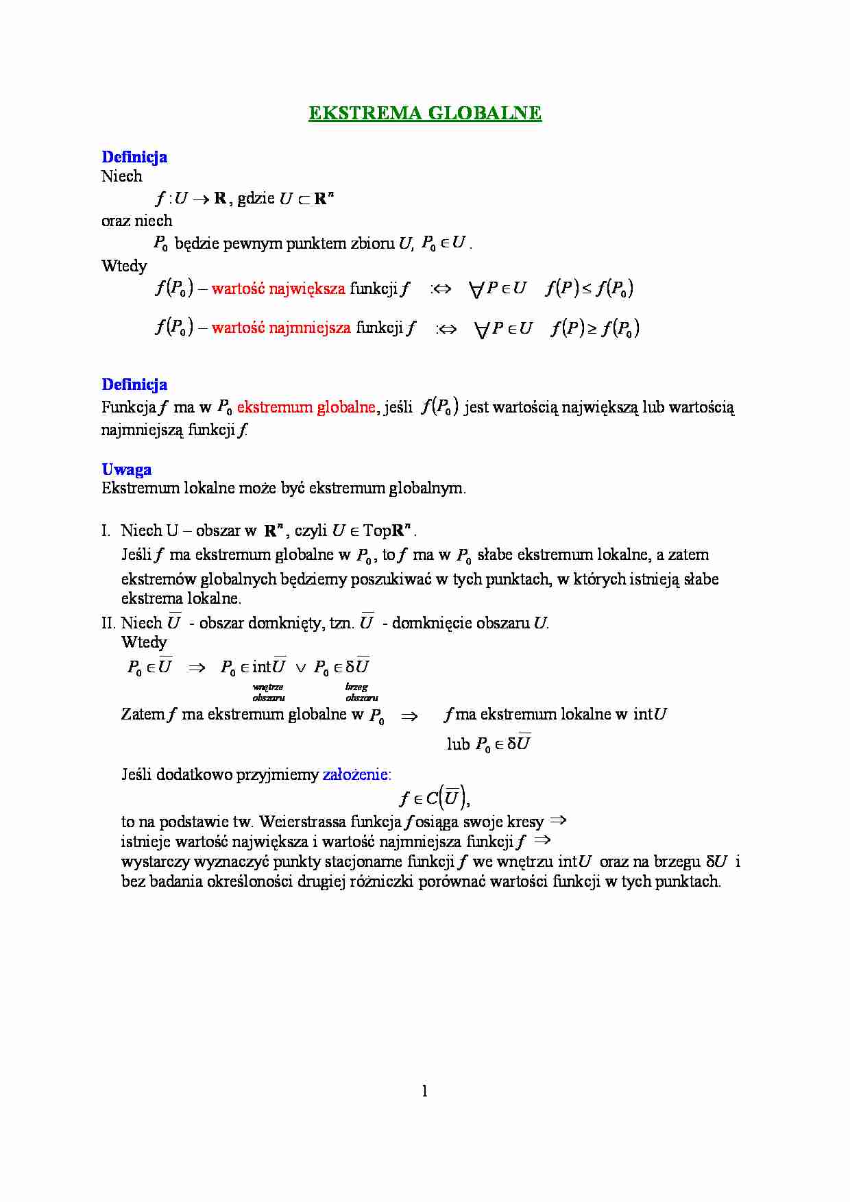 Ekstrema globalne-opracowanie - strona 1