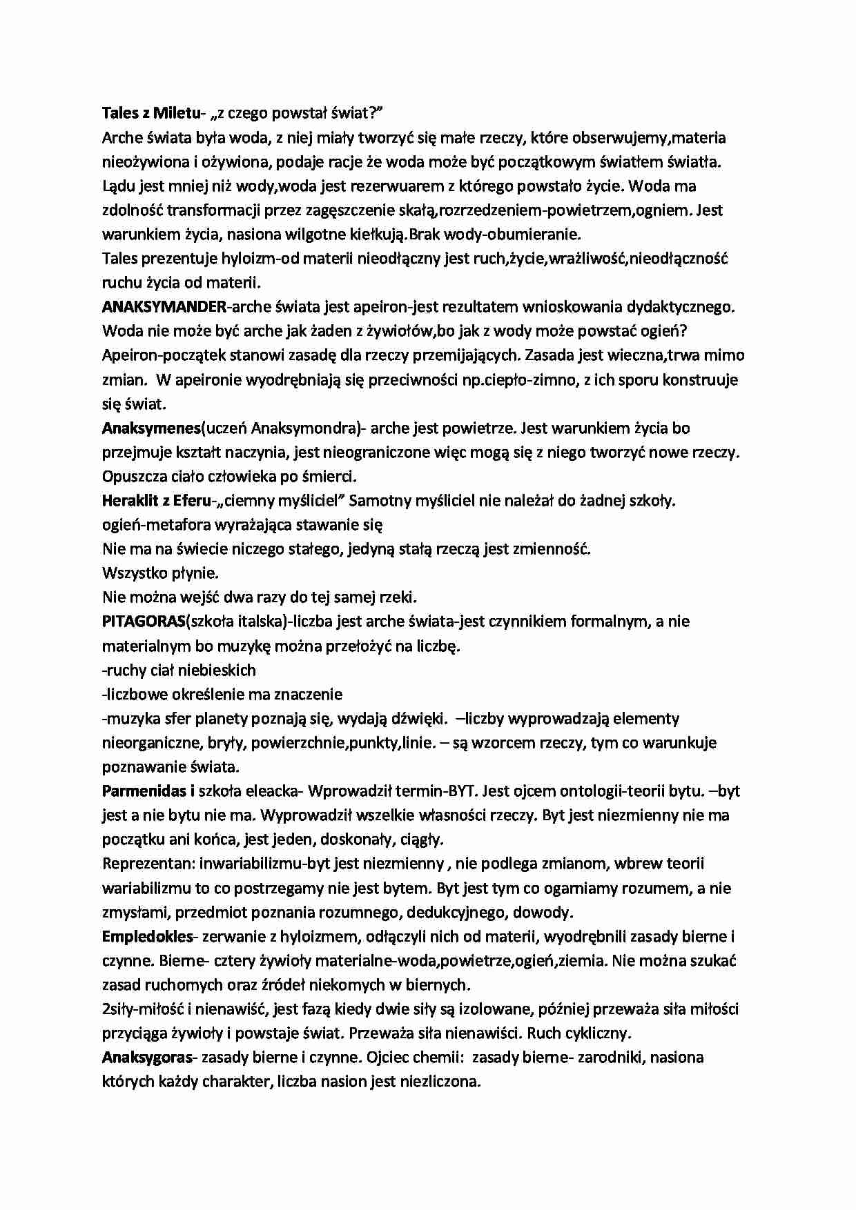 Najważniejsze pojęcia na egzamin - strona 1