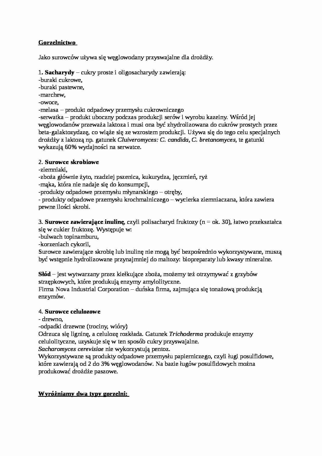 Zasady prowadzenia działalności gorzelniczej - wykład - strona 1