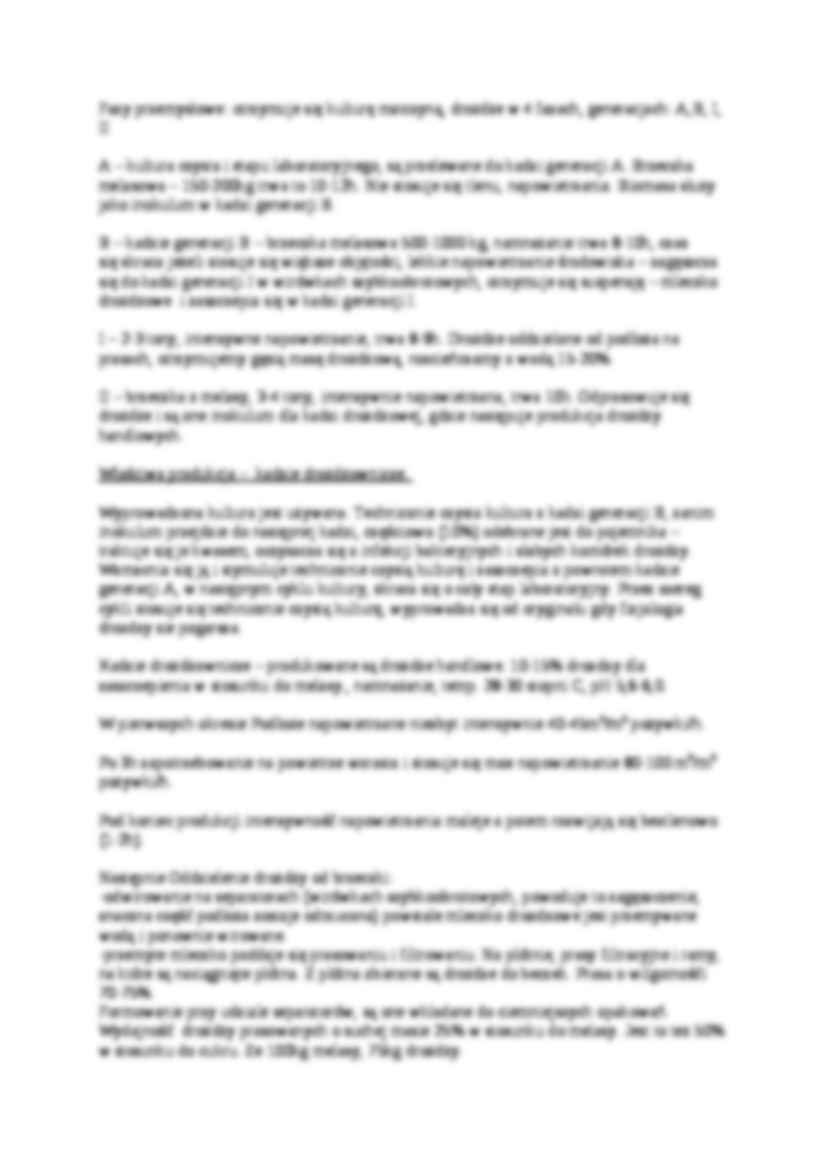 Wykład - produkcja gliceryny, drożdże piekarnicze, paszowe - strona 3