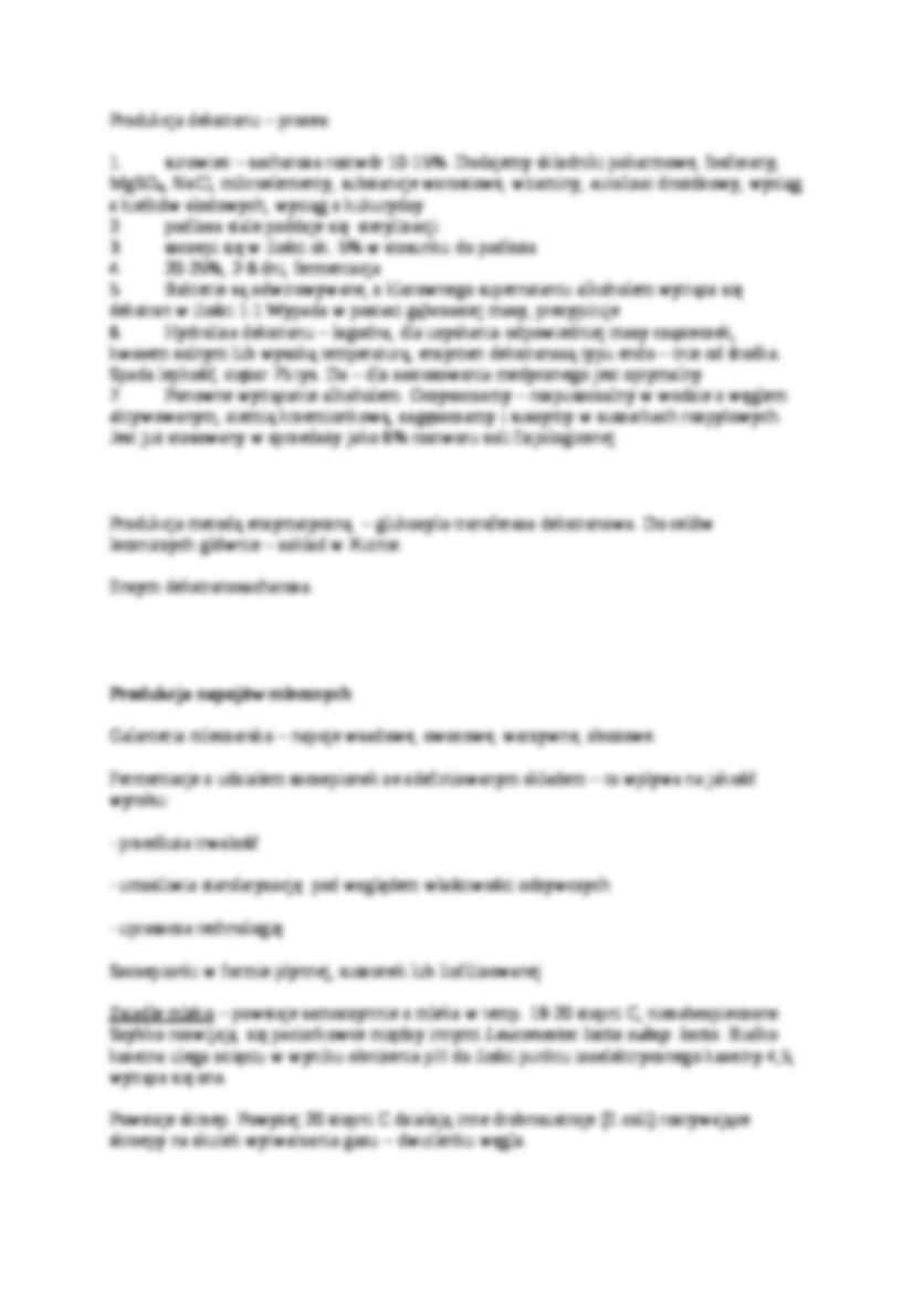 Wykład - Dekstran, produkcja napojów mlecznych - strona 2