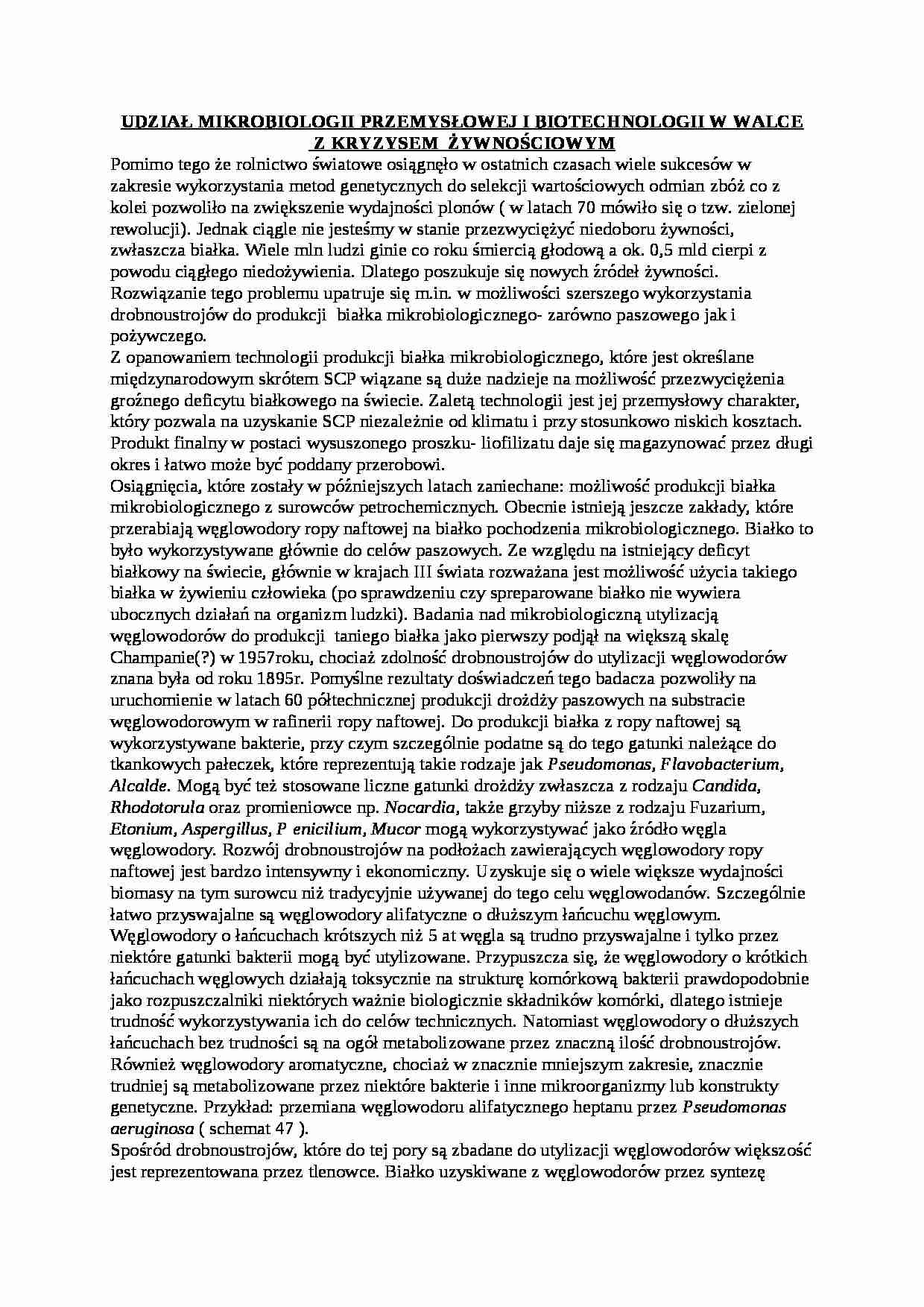 Wykład - kryzys żywności - strona 1