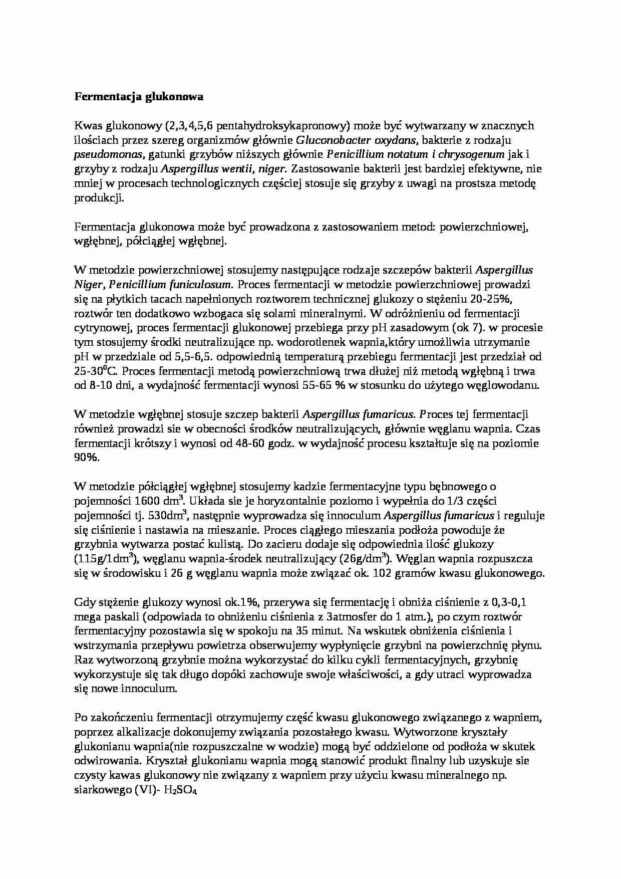 Wykład - fermentacja glukonowa - strona 1